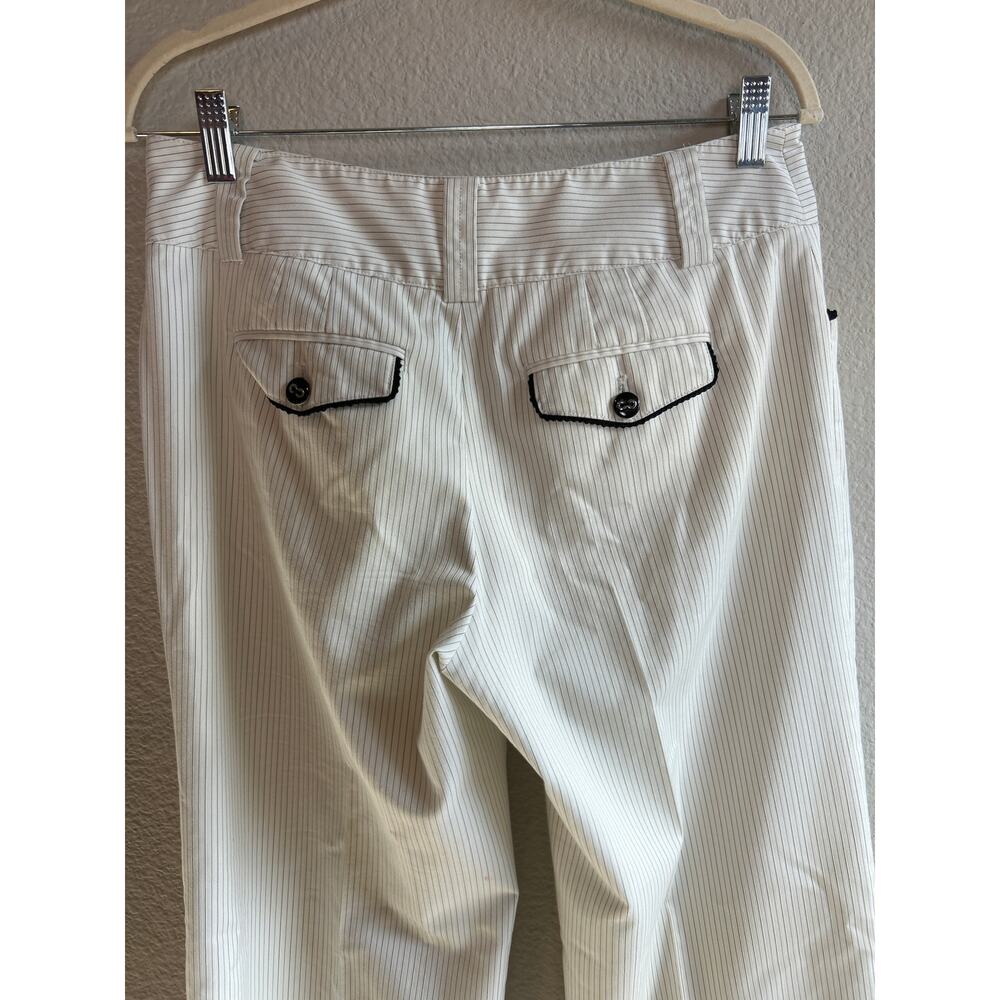 White House Black Market | Pinstripe Trouser Pant | 6R - Picture 12 of 15
